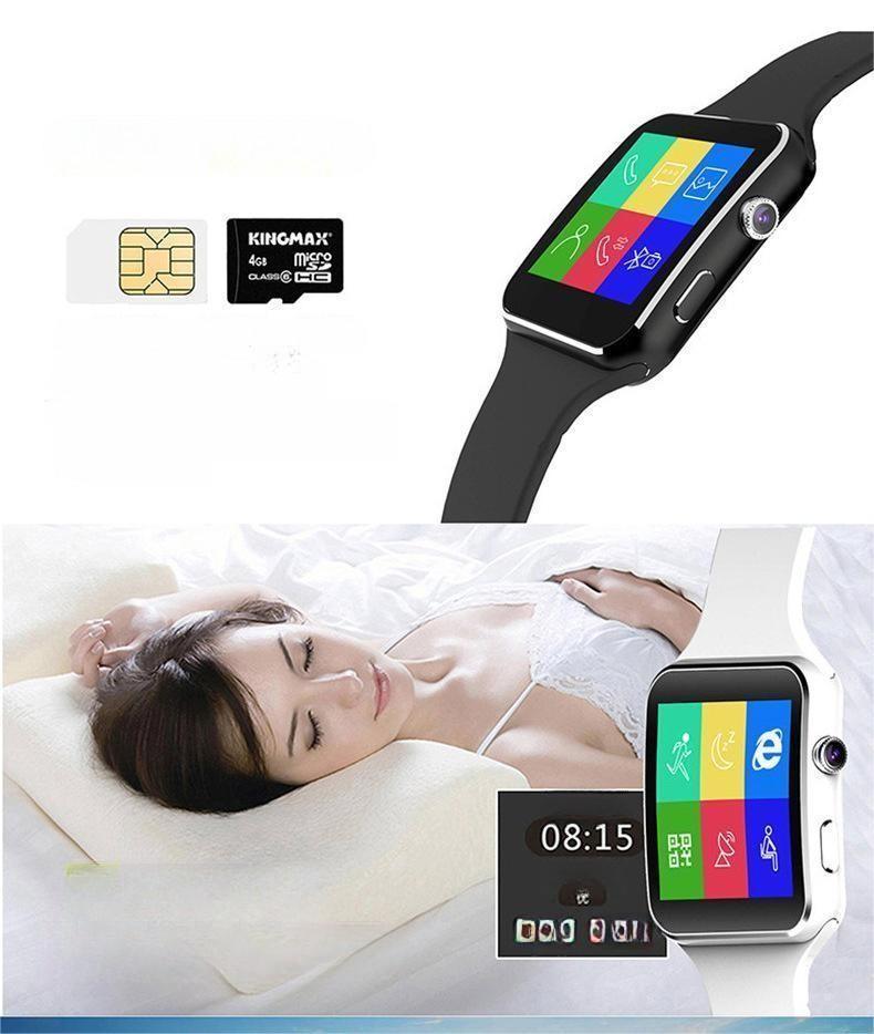 Reloj inteligente multilingüe con medidor de movimiento de música y teléfono